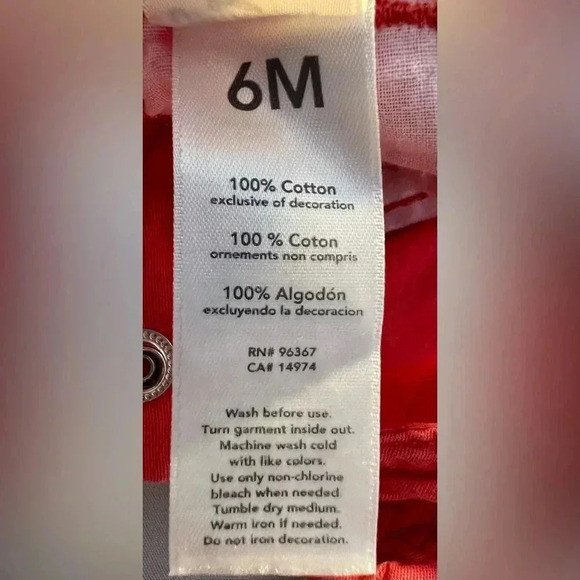 OSHKOSH B’gosh | Vestbak, baby girls overalls. Size: 6M - Picture 12 of 15